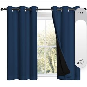 Moroccan Blue Blackout Curtains